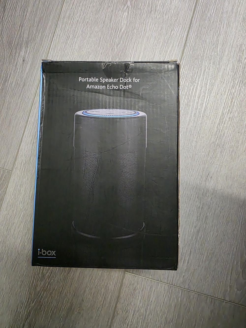 i-box Portable Speaker Dock for Amazon Echo Dot - Black